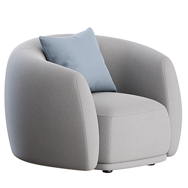 Modern Pacific Armchair: Moroso 3D model image 1 