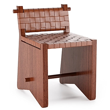 Rosewood Sella Little Chair 3D model image 1 