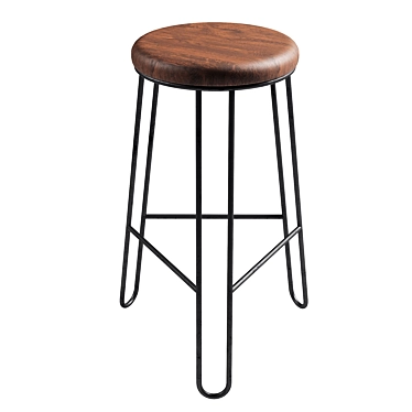 Sleek Bar Chair 3D model image 1 
