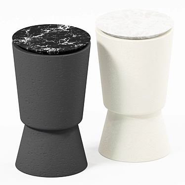  Luxe Marble Plinth: Elegant and Timeless 3D model image 1 