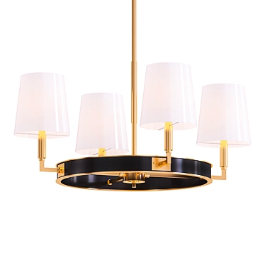 Modern Luxury Villa Chandelier 3D model image 1 