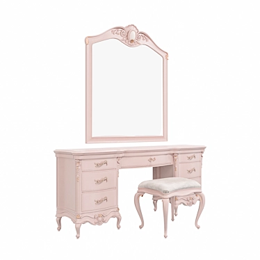 Romantic Vanity Set: Tosato Dressing Table 3D model image 1 