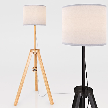 Lauters Floor Lamp: Cozy & Stylish Lighting 3D model image 1 