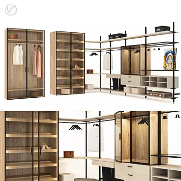 raumplus: Versatile Interior System and Wardrobes 3D model image 1 