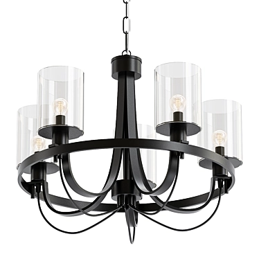 Elegant Pendant Light by Arte Lamp 3D model image 1 