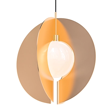 Illuminating Orbel Round Pendant Light 3D model image 1 