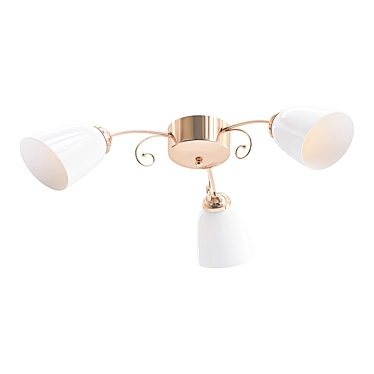 Stylish Elvan Ceiling Chandelier 3D model image 1 