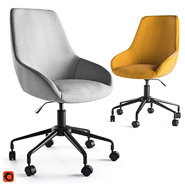ASTING Office Chair: Comfort and Style 3D model image 1 