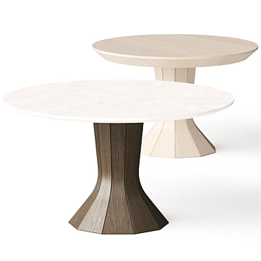 Elegant Opera Dining Tables 3D model image 1 