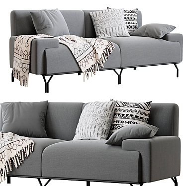 Modern Summit Standard Sofa 3D model image 1 