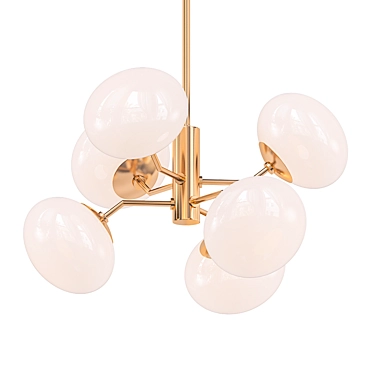 Elegant Ainsley Chandelier 3D model image 1 