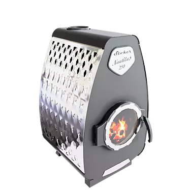 Stoker Nautilus 250: Efficient Heat with Elegant Design 3D model image 1 