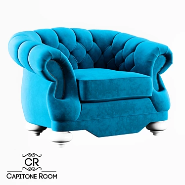 Luxury OM Armchair: Koh-I-Noor 3D model image 1 