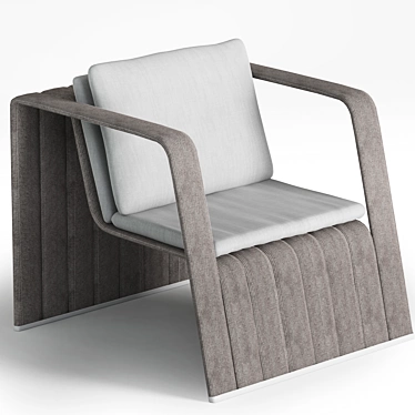RelaxZen: Modern Comfort Chair 3D model image 1 