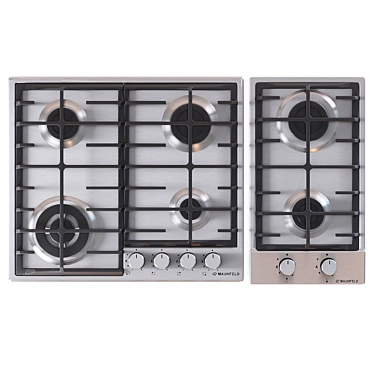 Maunfeld Gas Hob Set: Stylish and Efficient 3D model image 1 