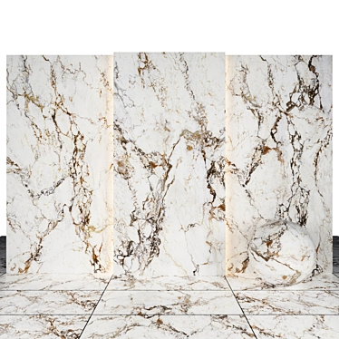 Tortona White Marble: Versatile High-Quality Tiles 3D model image 1 