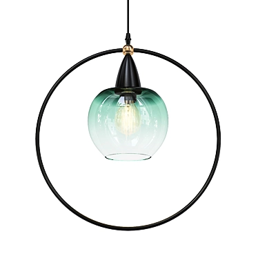 Elegant Moorsgate Pendant in Geometric Design 3D model image 1 