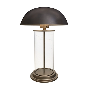Modern Glass Table Lamp 3D model image 1 