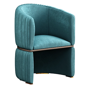 Zoom Big Cuff Chair 3D model image 1 