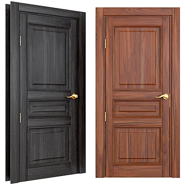 LIGNUM Modern Doors 3D model image 1 