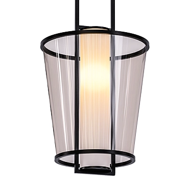 Elegant Lucerne Hanging Light 3D model image 1 