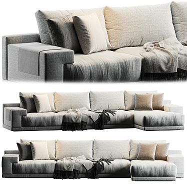 Piet Boon DERK Sofa: Modern Luxury in 460 cm 3D model image 1 