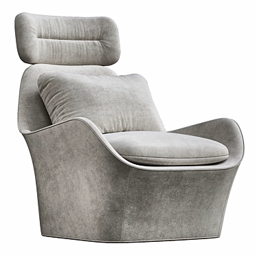 Luxury Leather Armchair: de Sede Design 3D model image 1 