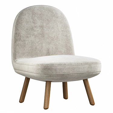 Fantasia Fabric Armchair: Molteni&C 3D model image 1 