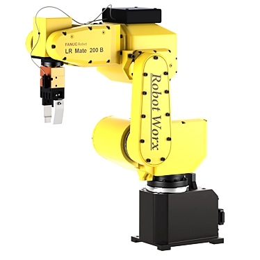 Advanced Industrial Robot: FANUC LR Mate 200iB 3D model image 1 