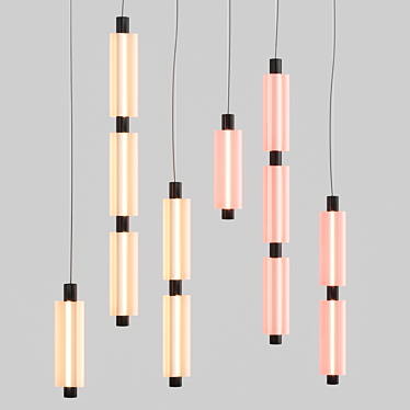 Modern Metropol Pendant Lights 3D model image 1 