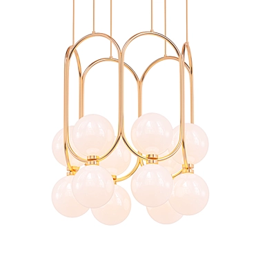 Elegant Illumination: WALLEY Chandelier 3D model image 1 