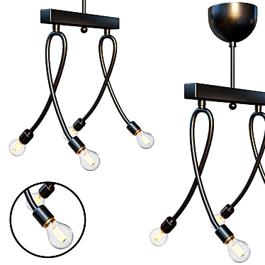 Selo Chandeliers 02: Elegant Lighting Solution 3D model image 1 