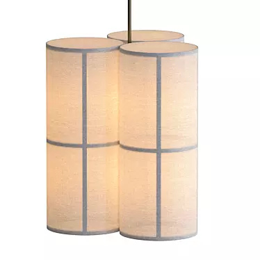 Modern Hashira Cluster Pendant Light 3D model image 1 