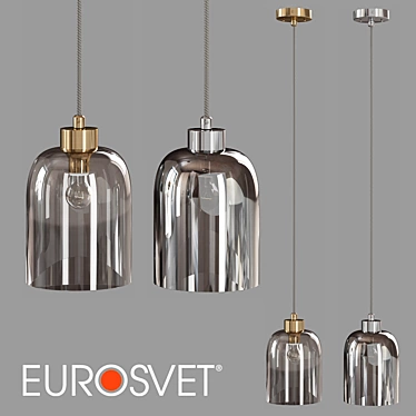 Tandem OM Pendant Lamp: Eurosvet 50119/1 3D model image 1 