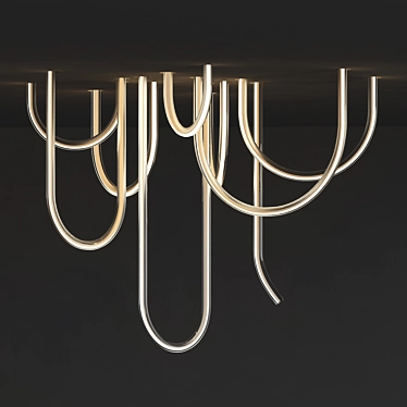 Innovative Chandelier: Mathieu Lehanneur Les Cordes 3D model image 1 
