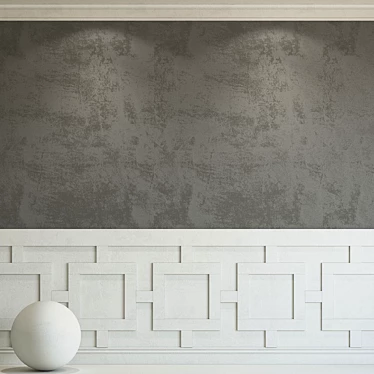 Elegant Molding Plaster 190 3D model image 1 