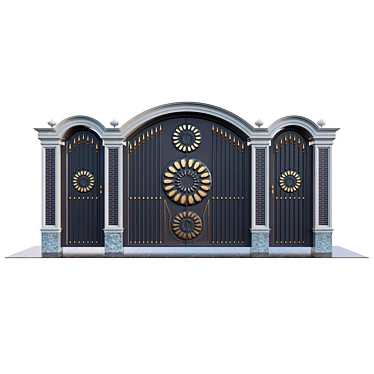 Classic Gates Model 3D model image 1 