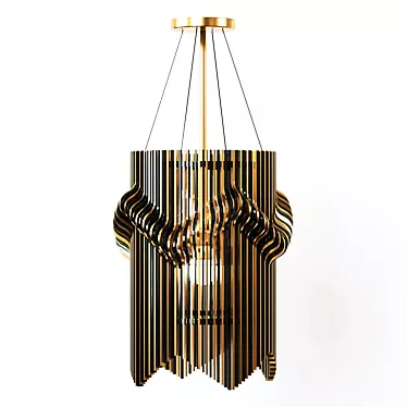 Elegant Pendant Lighting 3D model image 1 