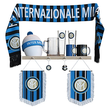 Inter Milan Fan Gear 3D model image 1 