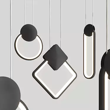 Modern LED pendant light