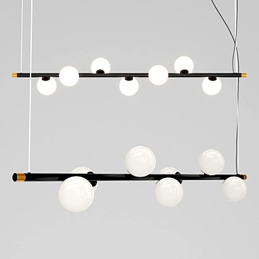 Elegant POMI Pendant Lamp 3D model image 1 
