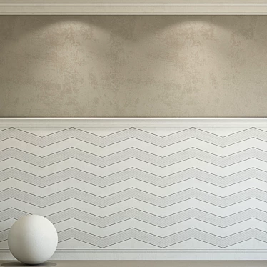 Elegant Molding Plaster 193 3D model image 1 