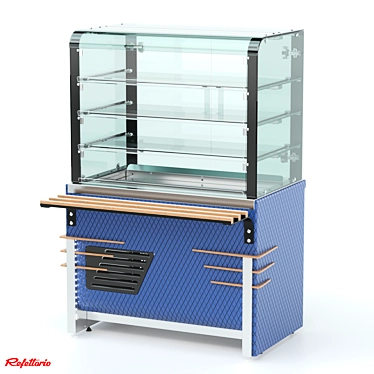 Refettorio RC2 Refrigerated Display Case 3D model image 1 