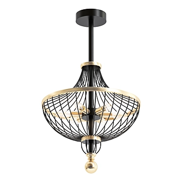 Elegant Perigold Chandelier 3D model image 1 