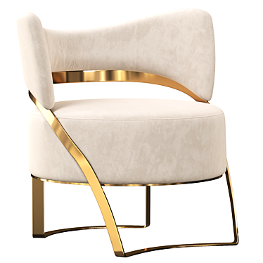 Gotham Luxury Armchair 3D model image 1 