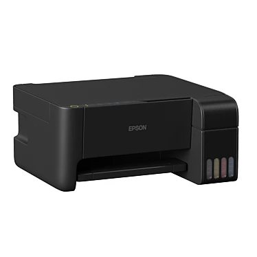 Epson L3150: Compact All-in-One Printer 3D model image 1 