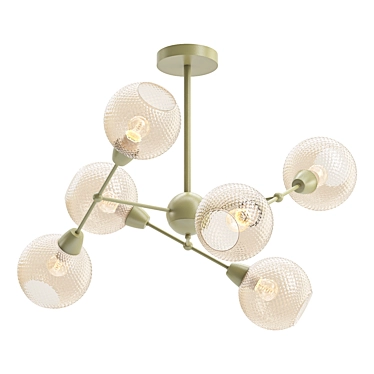 Elegant Everly Pendant Light 3D model image 1 