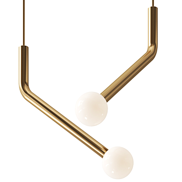 Modern Mic Pendant Lighting 3D model image 1 