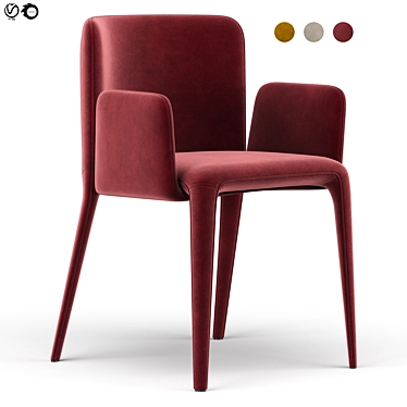 Elegant Lars 902P Chair: Sophisticated Comfort 3D model image 1 