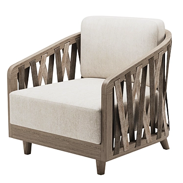 Pacelek Boca Outdoor Chair 3D model image 1 